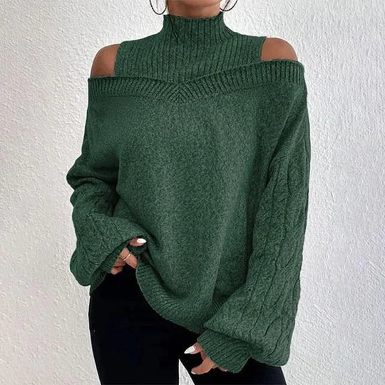 Maeve | elegant long-sleeved off-shoulder