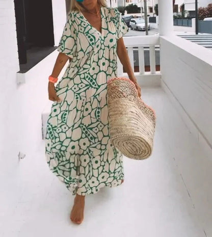 Stella - floral maxi dress