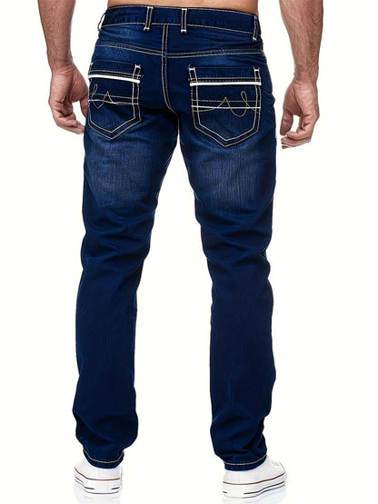 Justin – distressed denim jeans for men