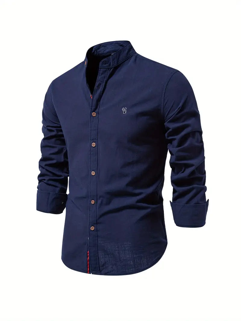 Matthew - benjamin long sleeve button down shirt for spring