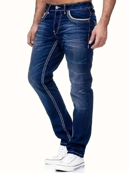 Justin – distressed denim jeans for men