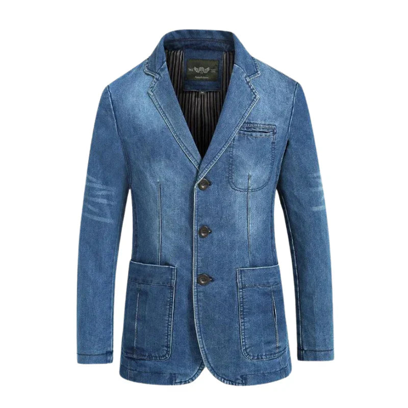 Ervin | Men's denim cotton blazer jacket