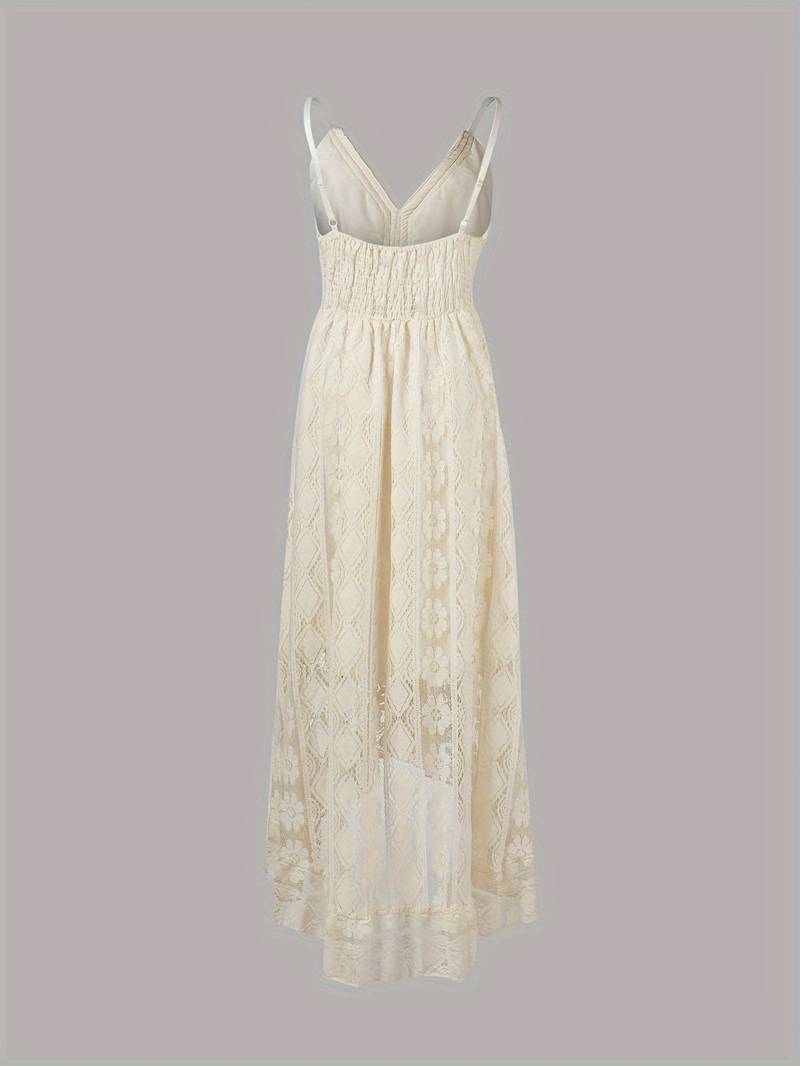 Emma – boho maxi summer dress with spaghetti straps and v-neck