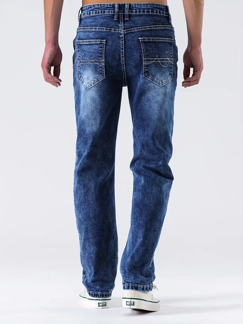 Ethan - casual slim fit stretched jeans for men