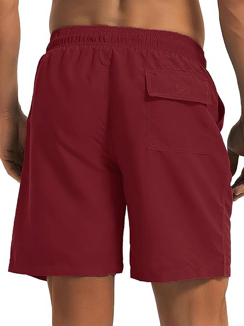 James casual swim shorts with mesh lining