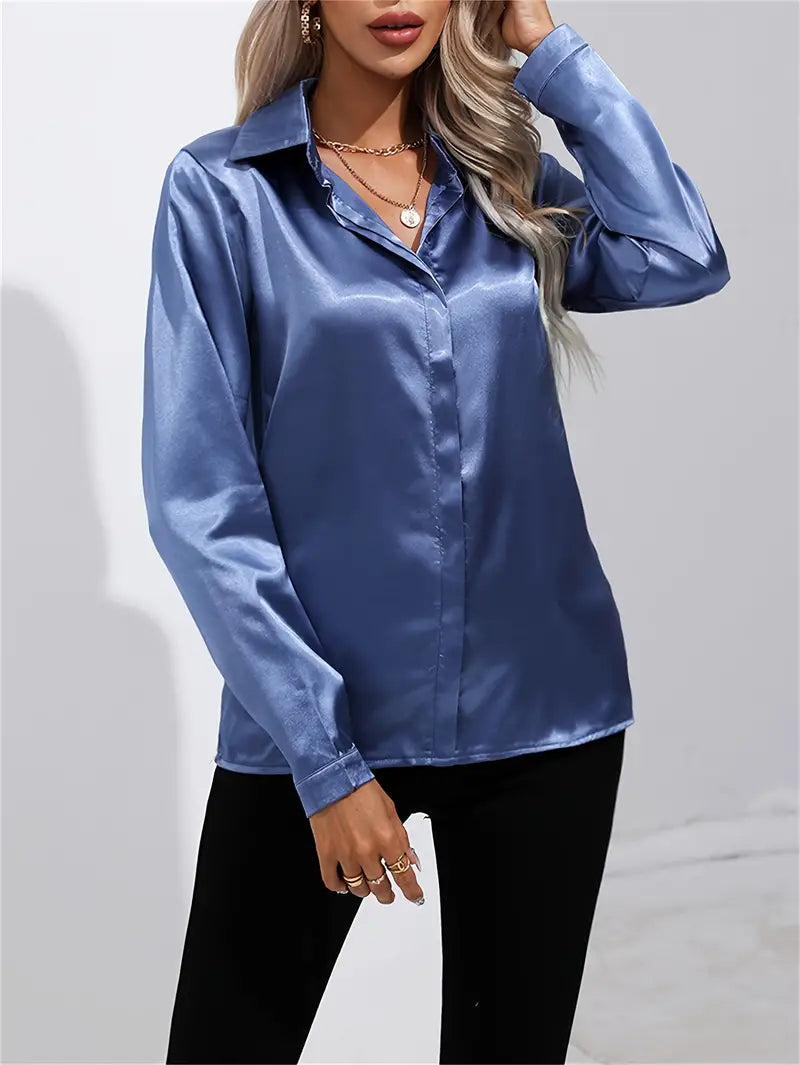 Olivia – casual long-sleeved shirt for spring