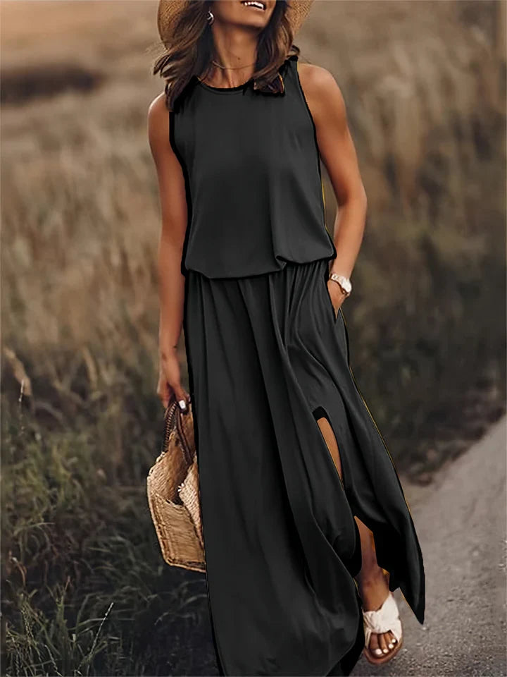 Florentine | women's plain maxi dress