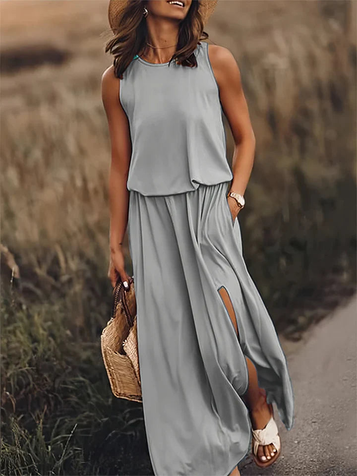 Florentine | women's plain maxi dress