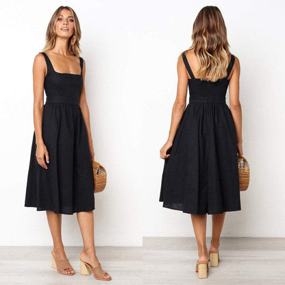 Lara - elegant sleeveless dress for summer