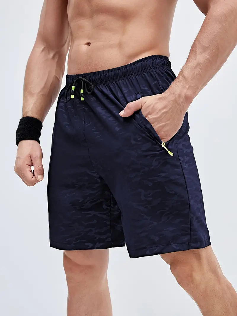 James – breathable shorts with zip pockets