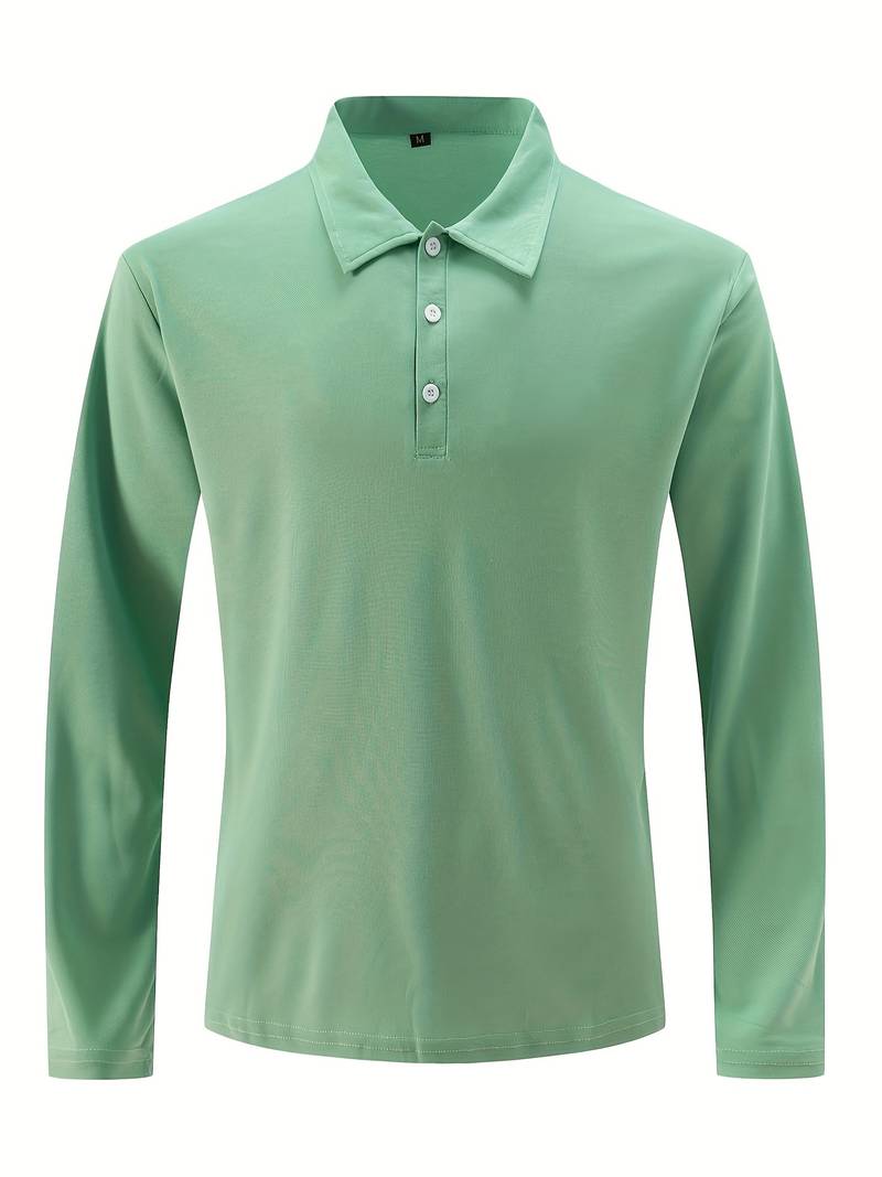 Joshua – comfortable stretch long sleeve golf shirt