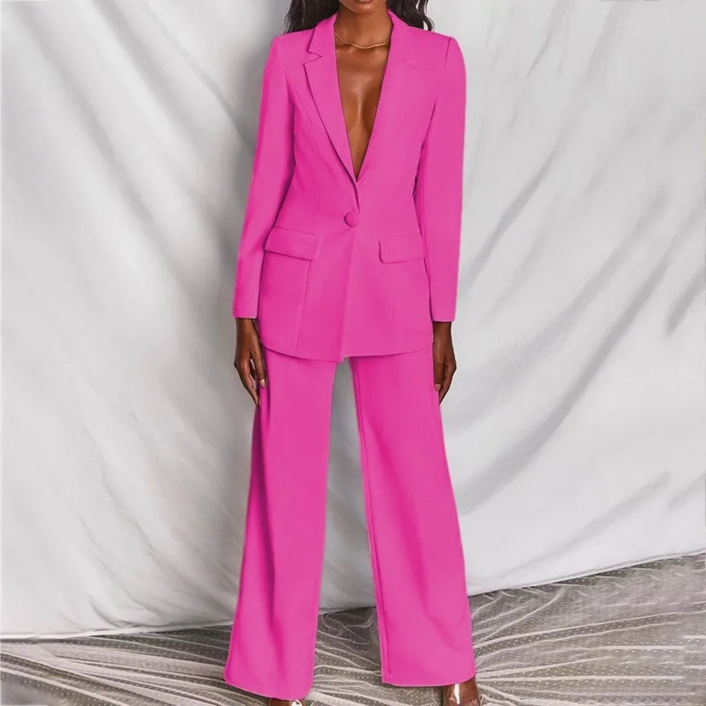 Bina - long sleeve blazer and pants set for women