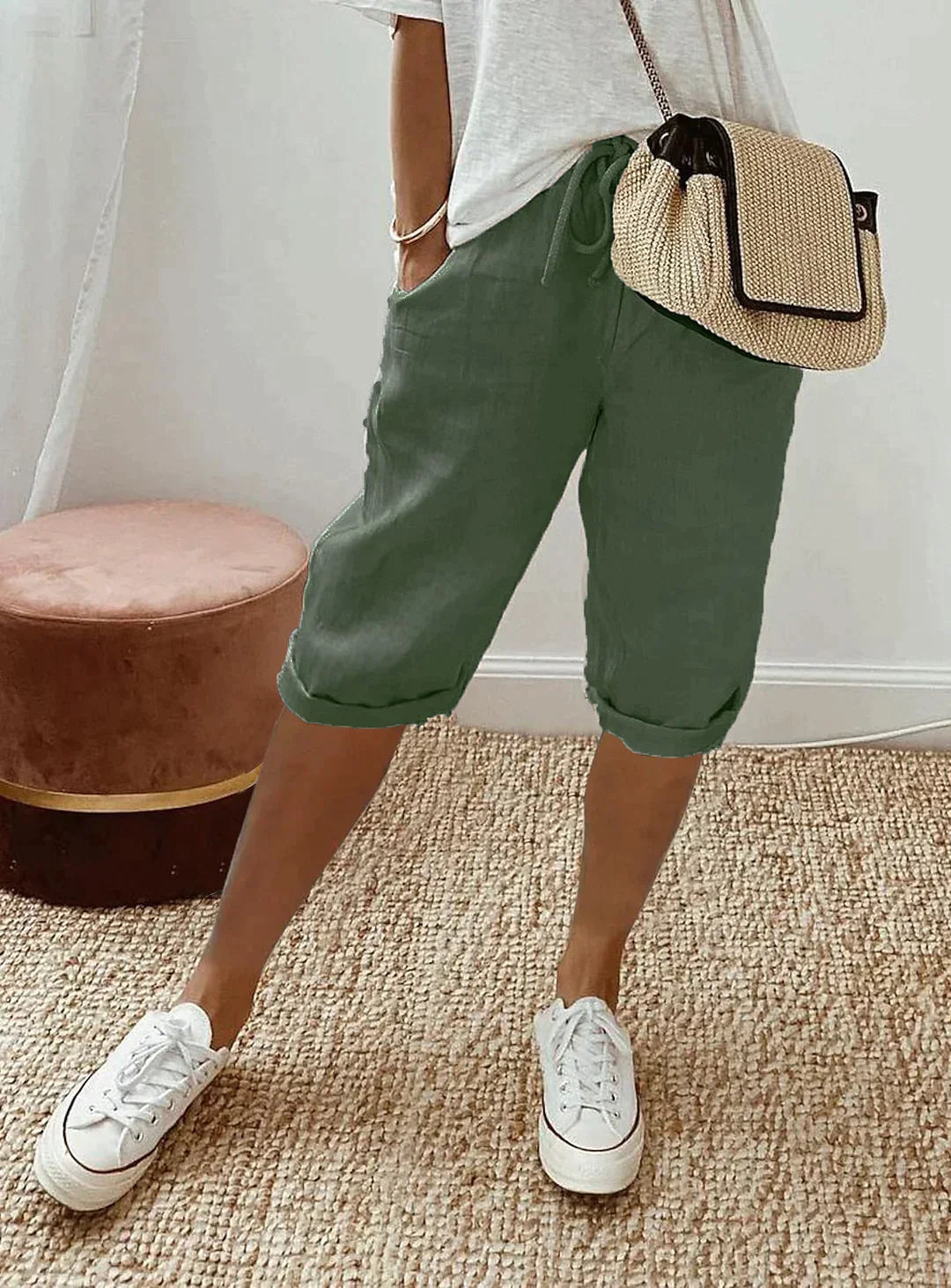 Casual and stylish linen trousers