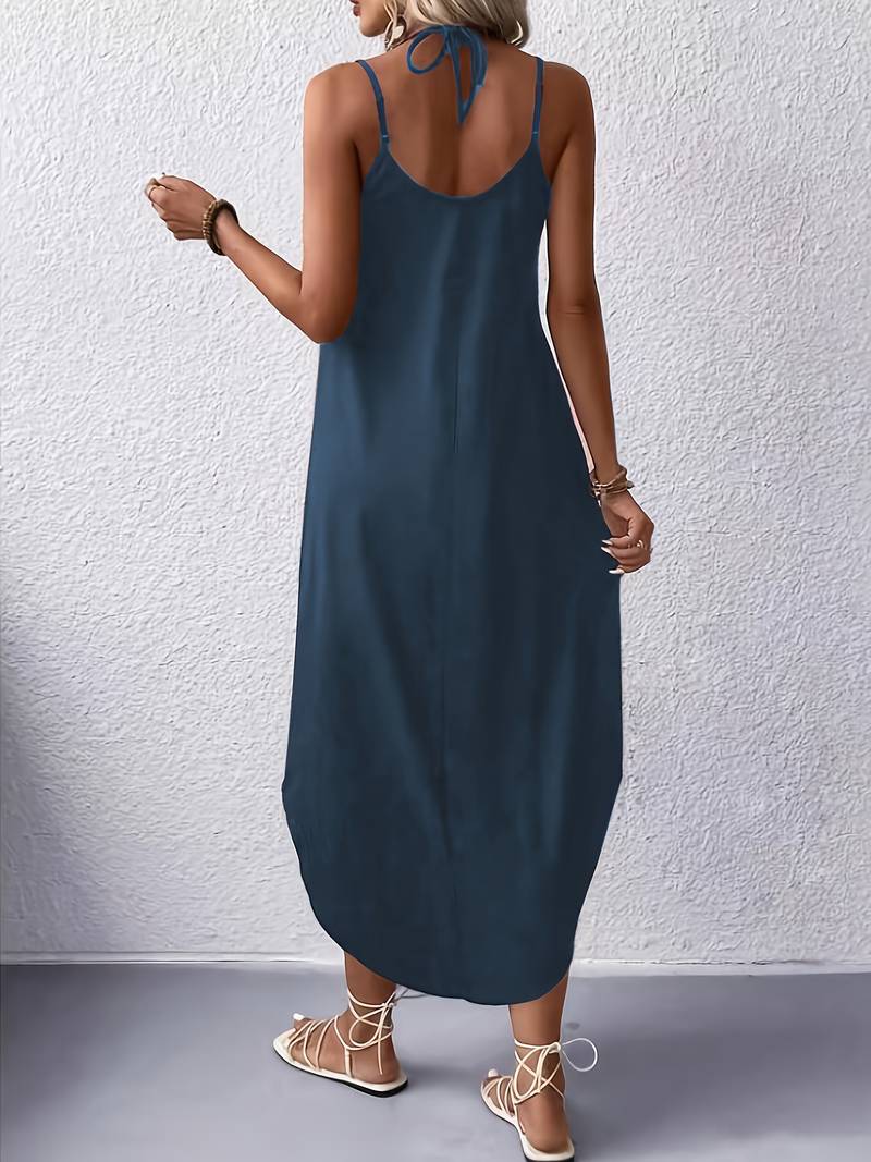 Jane – versatile sleeveless dress with spaghetti straps for summer