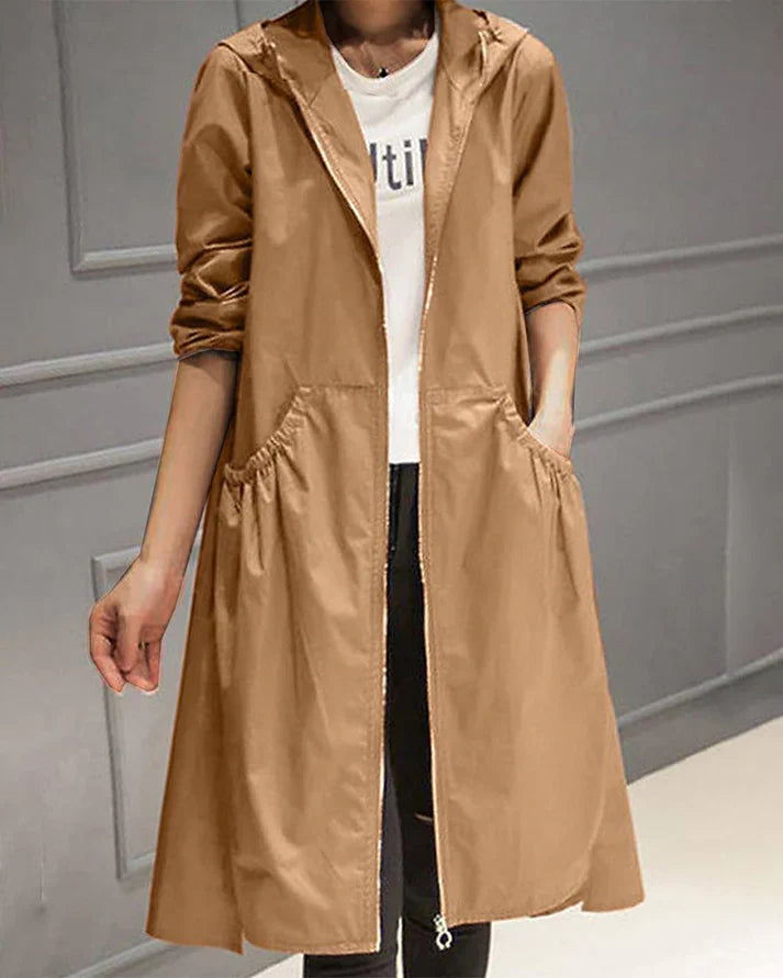 Puck - comfortable long jacket for women