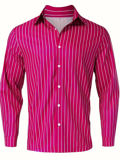 Matthew - everyday thin long sleeve button down shirt for spring and summer