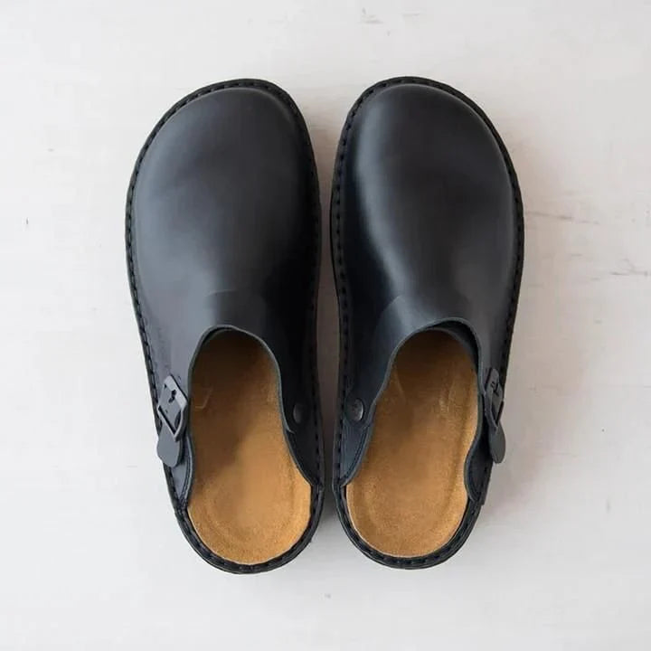 Gentlestride men's luxury leather slippers