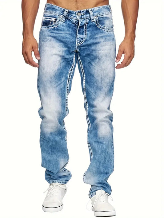 Ethan - casual slim fit stretched jeans for men