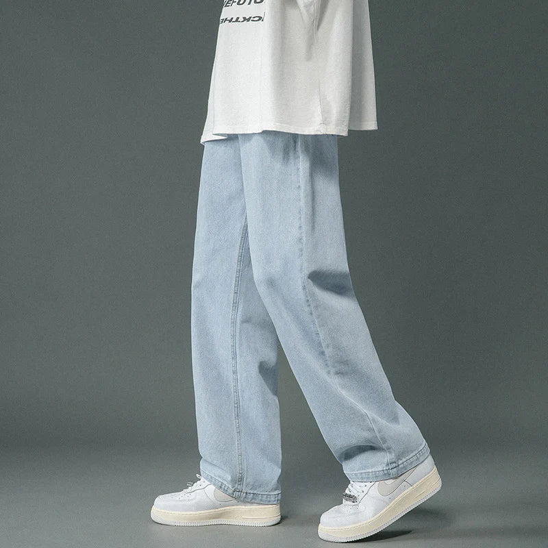 Brett - retro denim baggy pants