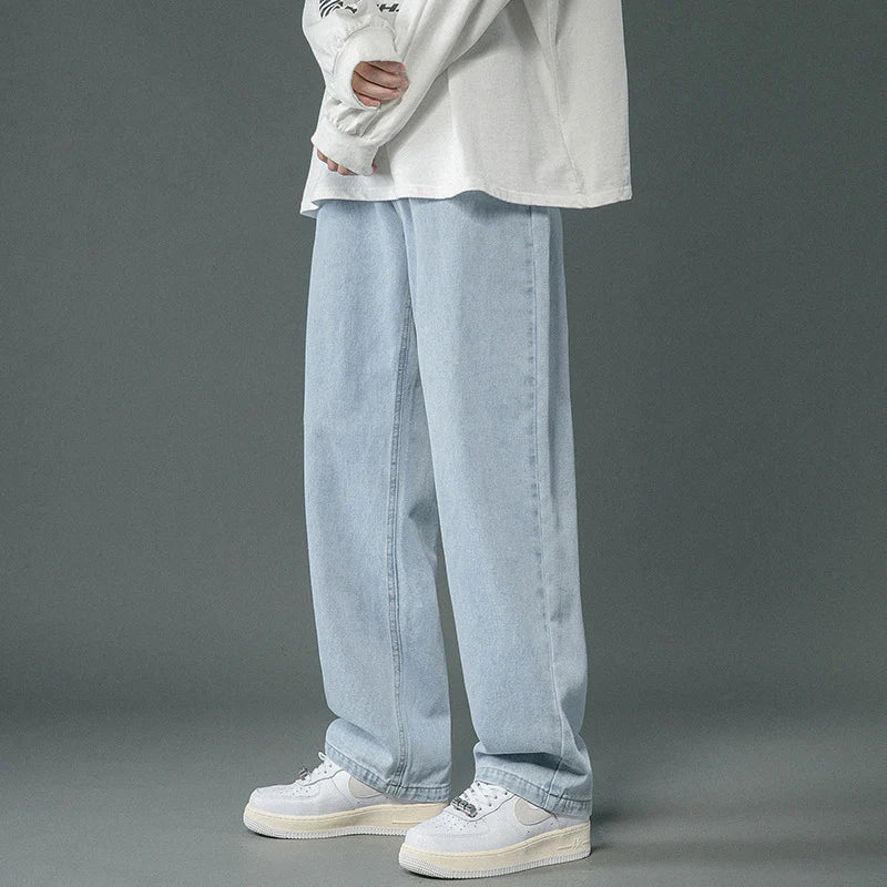 Brett - retro denim baggy pants