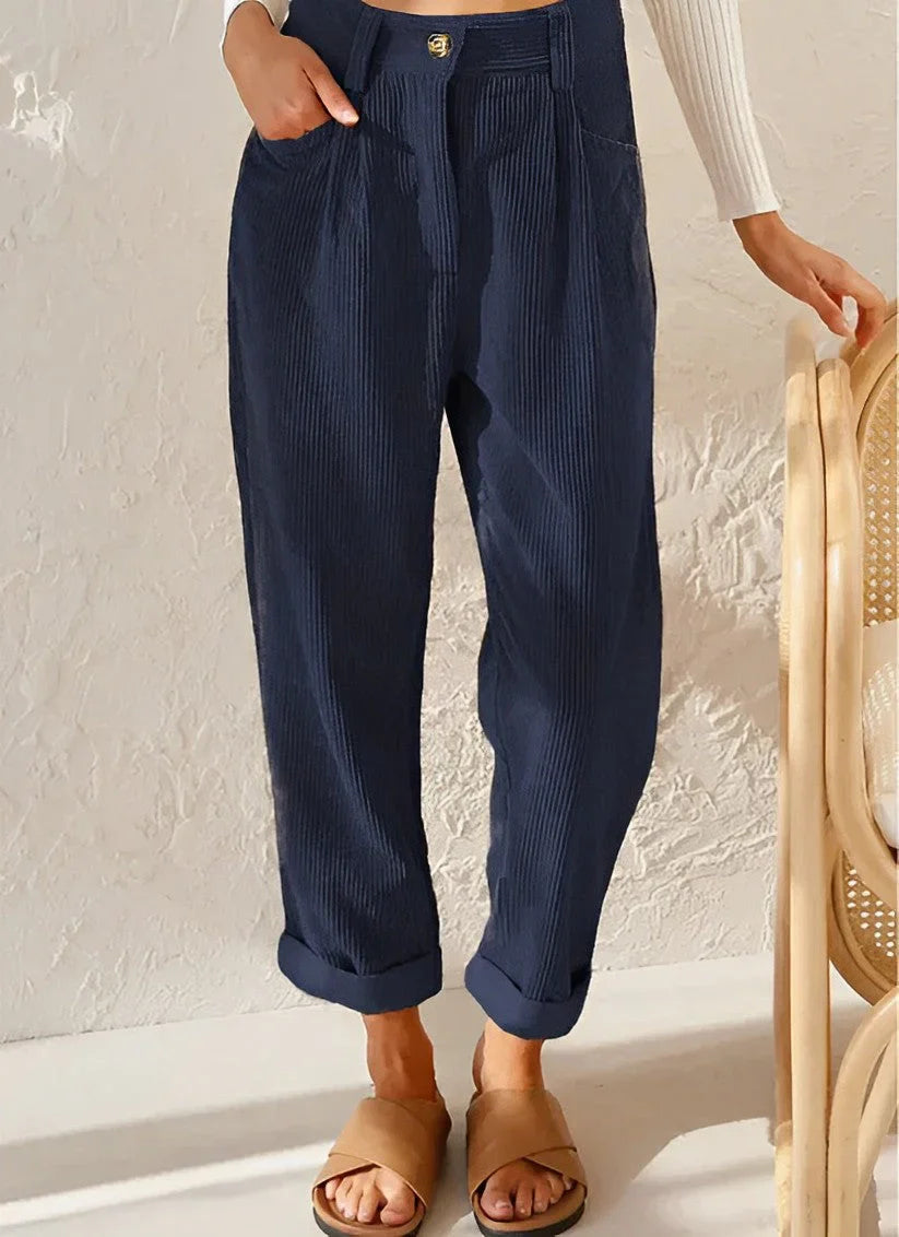 Jana - fashionable corduroy trousers