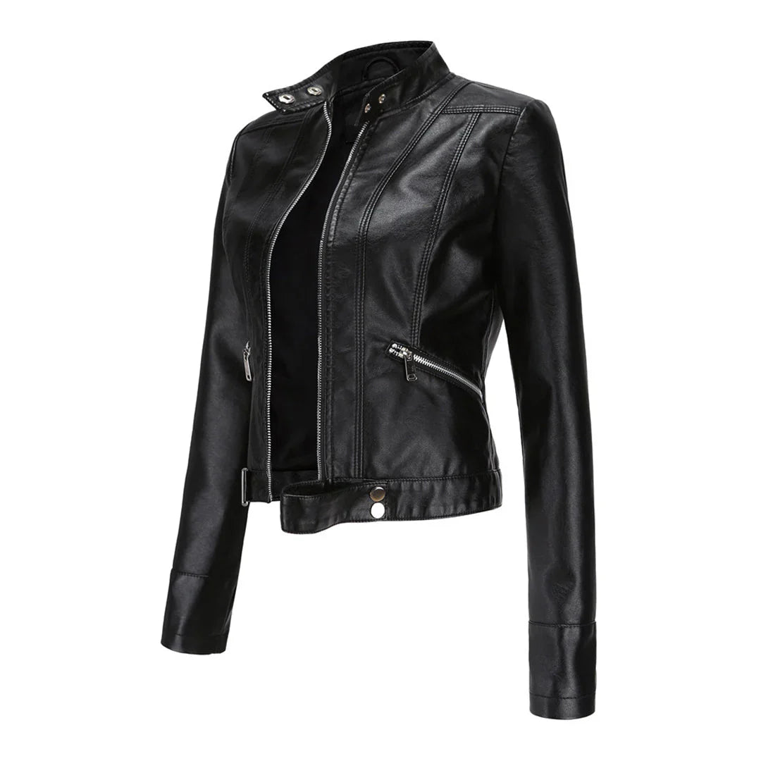 Oxana – stylish leather jacket