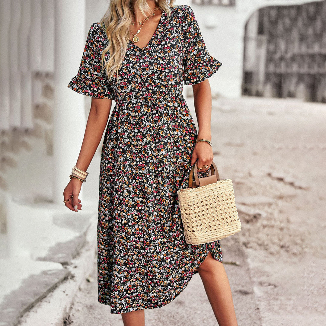 Lena – floral summer dress