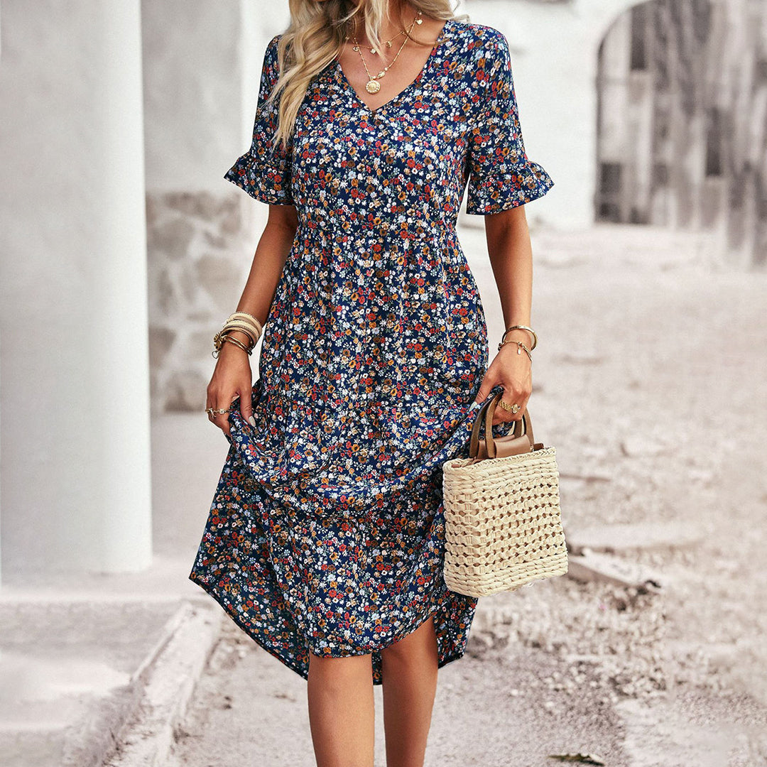 Lena – floral summer dress