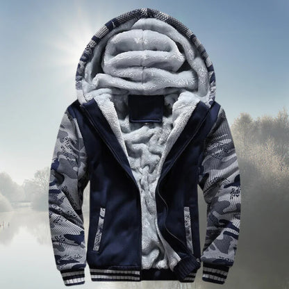 Quinn - fleece jacket with hood and zip