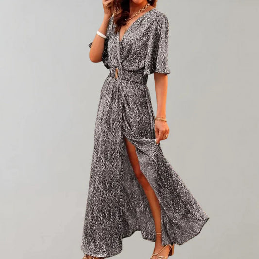 Maxi wrap summer dress