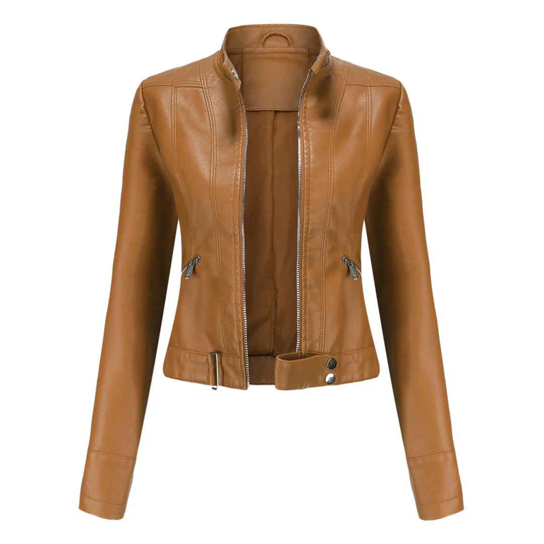 Oxana – stylish leather jacket