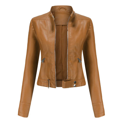 Oxana – stylish leather jacket