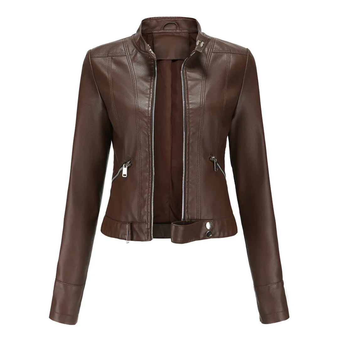 Oxana – stylish leather jacket