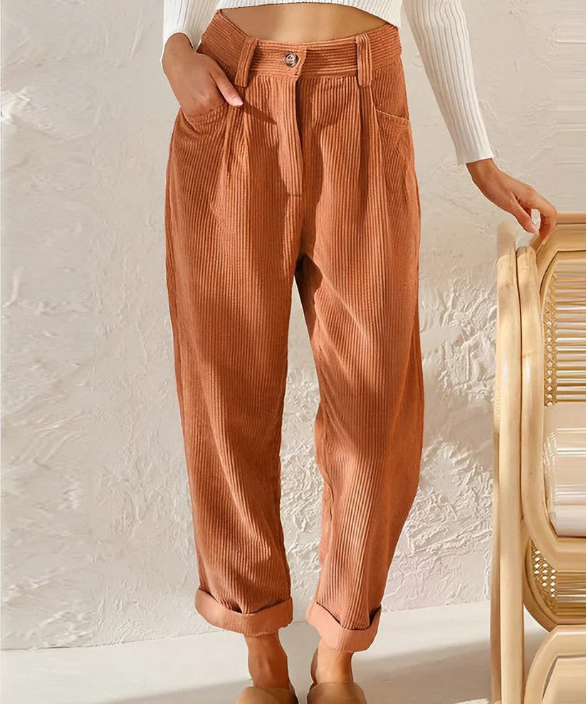 Jana - fashionable corduroy trousers