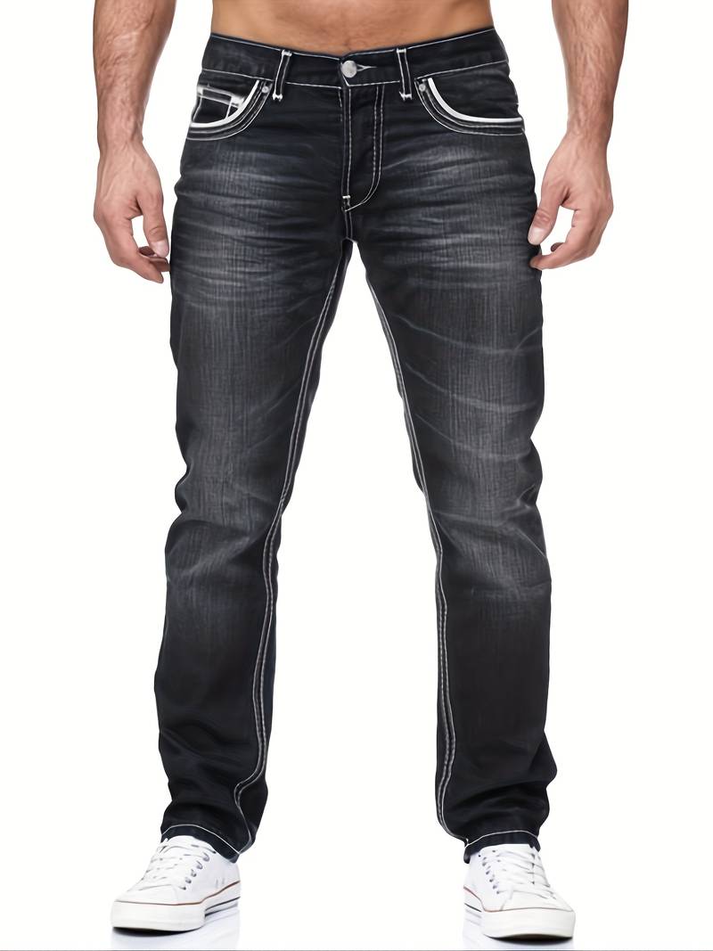 Justin – distressed denim jeans for men