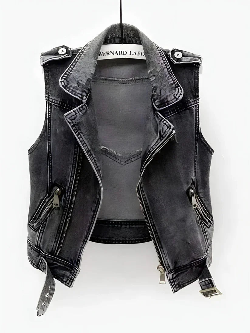 Laëtitia – denim vest for women