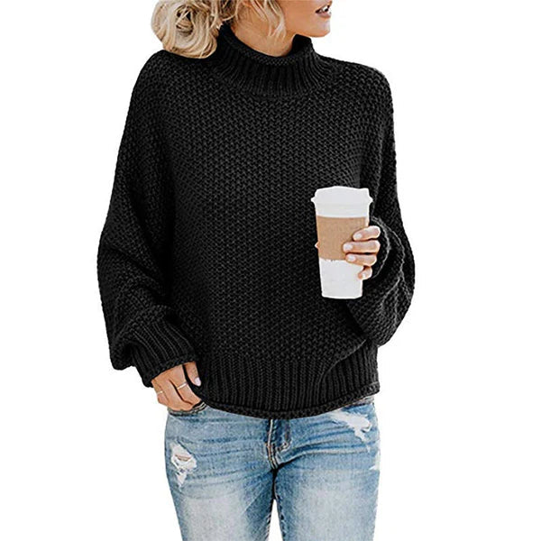 Rovie | thick sweater with a high neckline