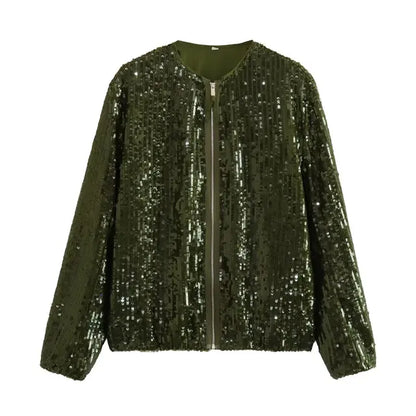 Despoina | shiny high street jacket