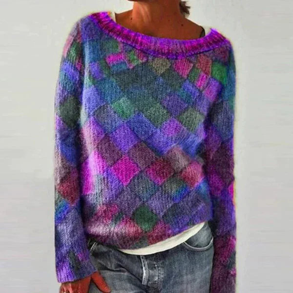 Enola | colorful & stylish sweater with o-neck