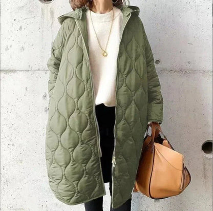 Danielle - patterned parka with hood