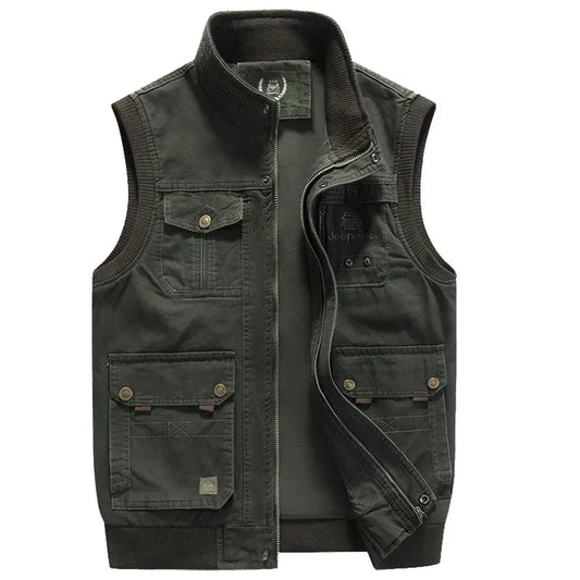 John - multi-pocket vest for men in vintage style - the perfect gift for dad