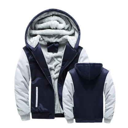 Quinn - fleece jacket with hood and zip