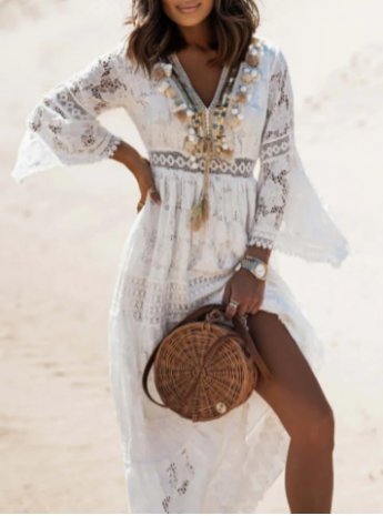 Elina | boho maxi dress