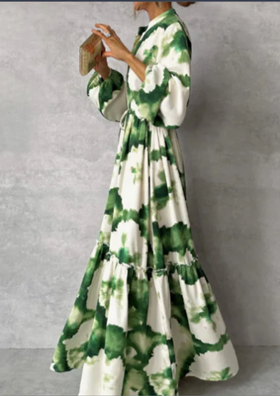 Ella - forest magic maxi dress