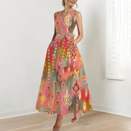 Emily - sunfire maxi dress