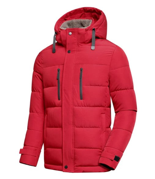 Justin - men's winter jacket with removable hood