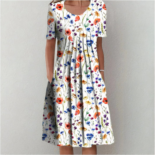 Elegant cotton dress - Ulla