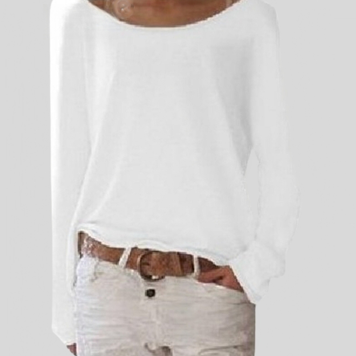 Alexa - elegant lightweight sweater with a crew neck