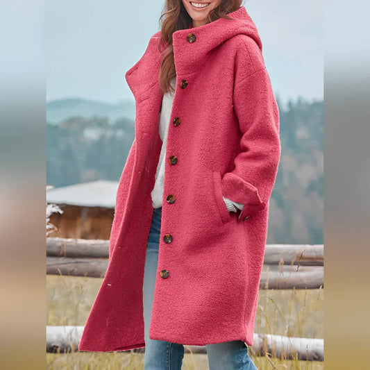 Frannie - long hooded coat