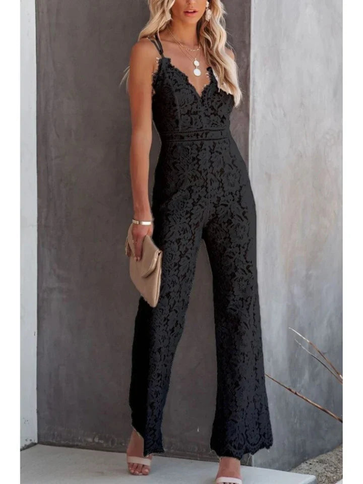 Ernestina | elegant jumpsuit with v-neck